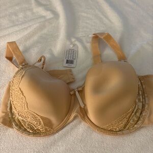 Elomi Amelia Bra NWT Nude Bandless Spacer Bra 42DDD